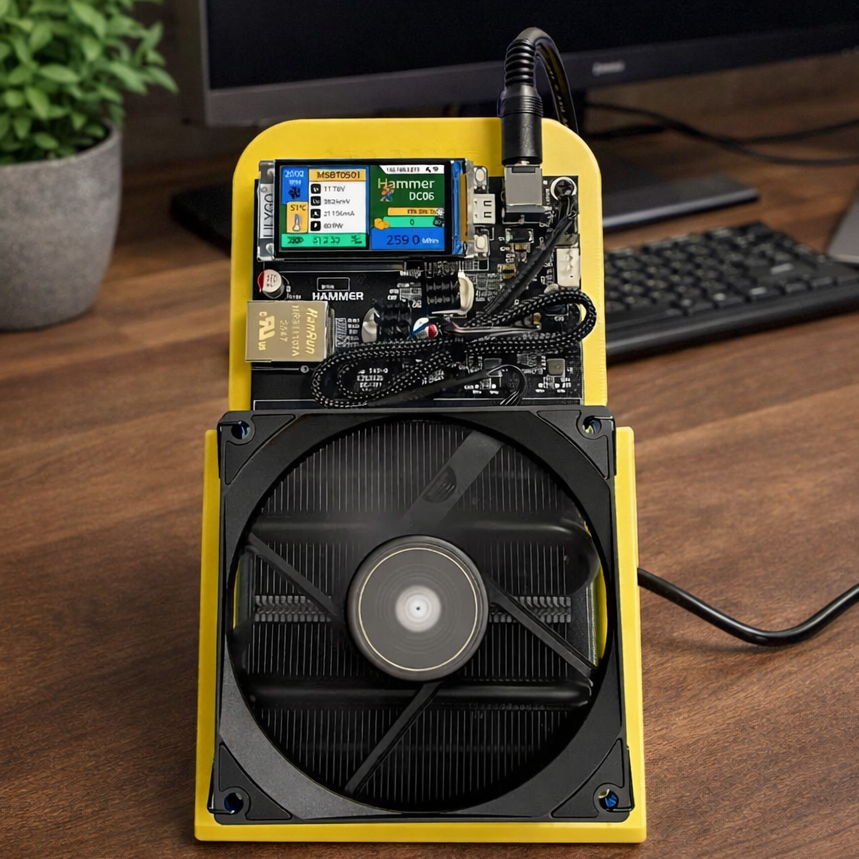 Bitcoin Merch® DOGE DRILLER Lottery Hammer Miner 330MH/s DC06 SCRYPT LTC/Doge