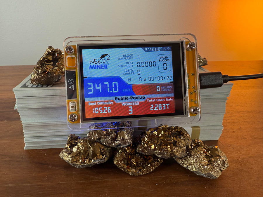 Bitcoin Merch® - Gold Nugget Lottery Miner