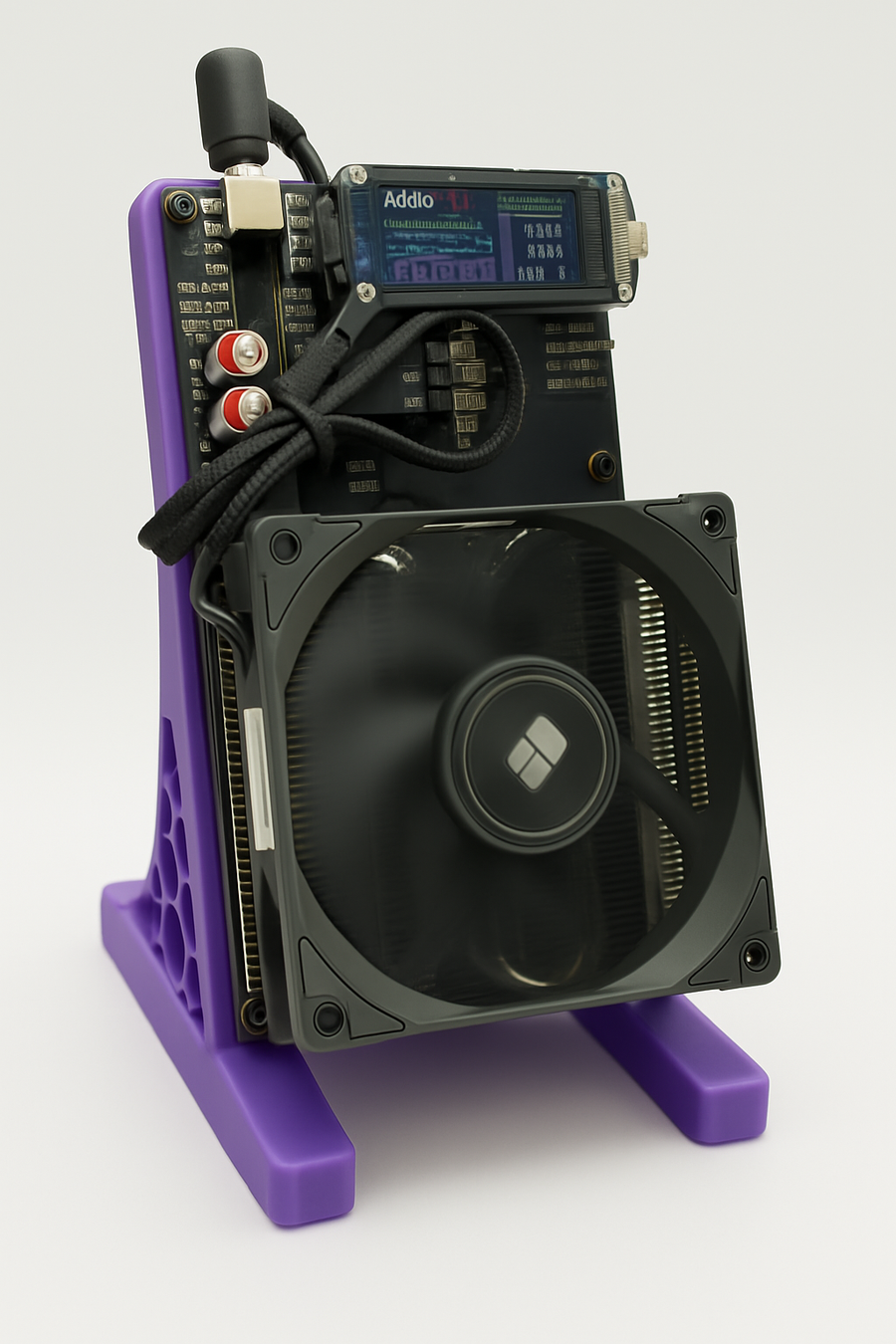 Bitcoin Merch® - NerdQaxe++ 4.8-6TH/s Multi-Chip BTC Miner w Power Supply